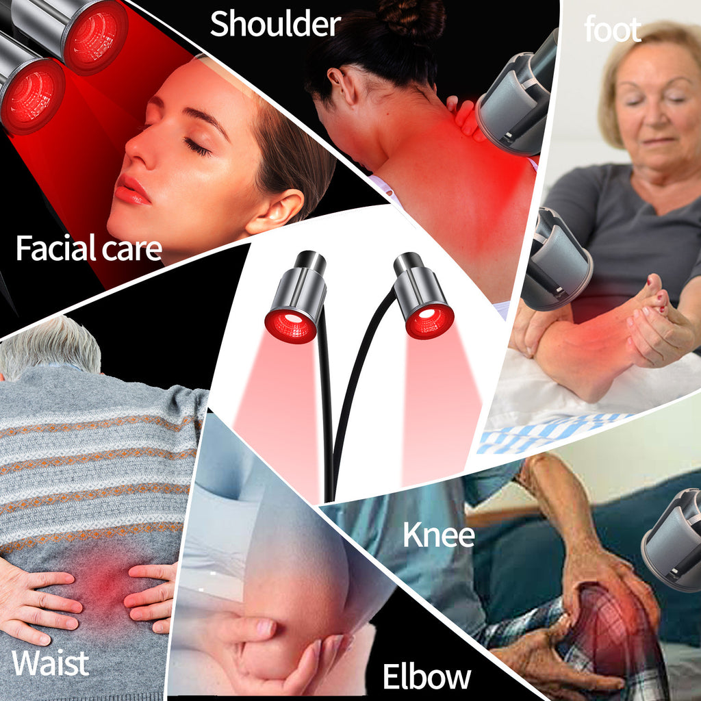 LED Infrared Light Therapy Double Head Beauty Lamp