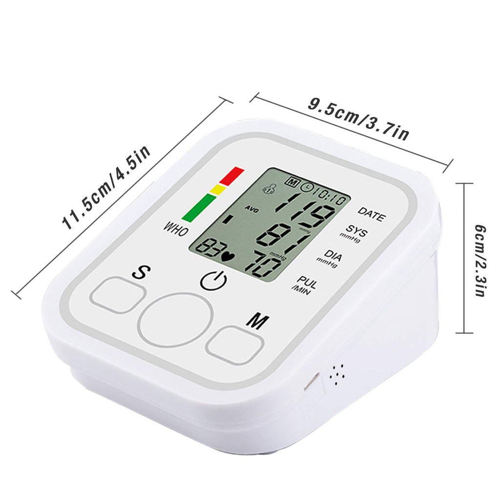 Automatic Upper Arm Blood Pressure Monitor with Voice