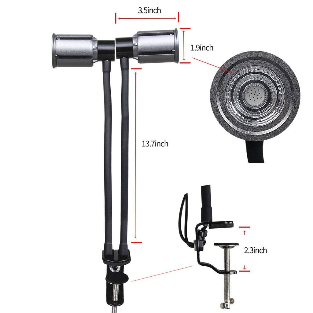 LED Infrared Light Therapy Double Head Beauty Lamp