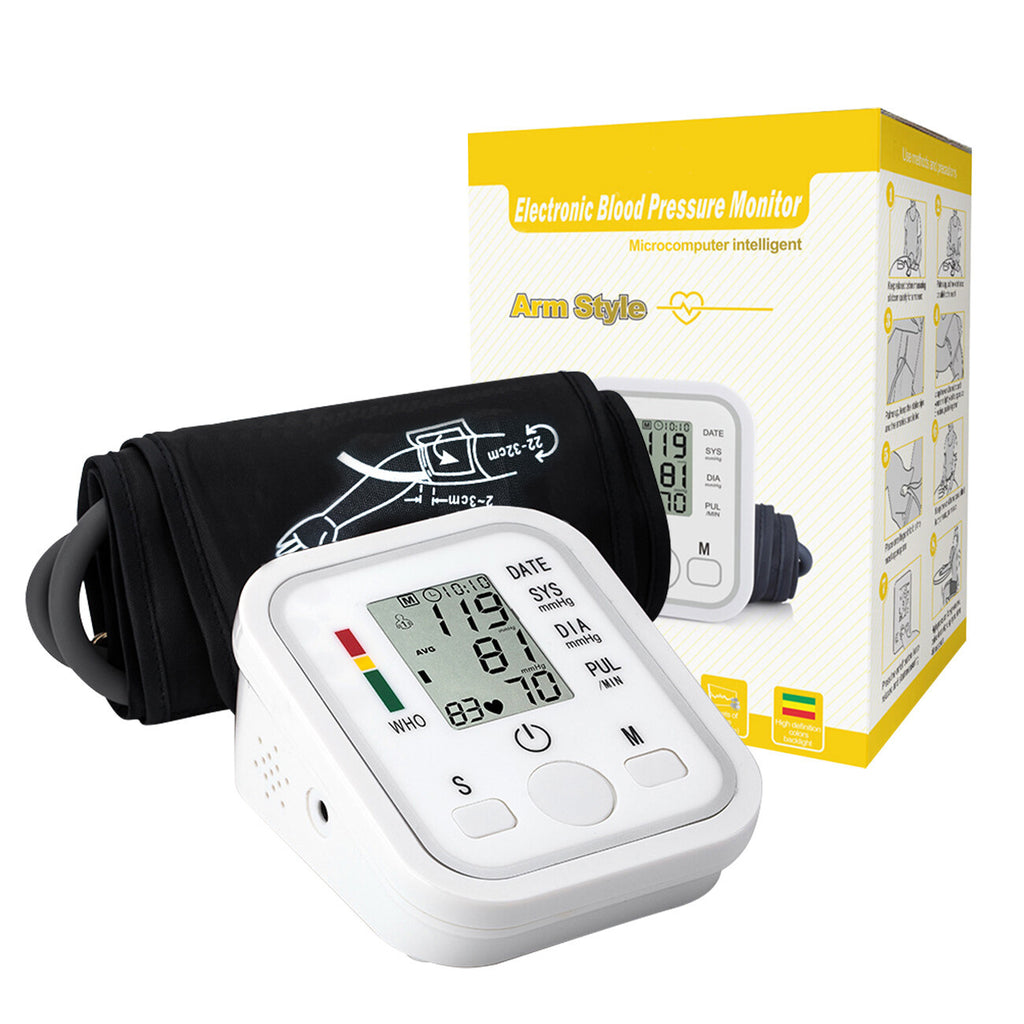 Automatic Upper Arm Blood Pressure Monitor with Voice